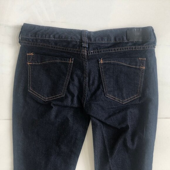 Express Dark Denim Crop Jeans Size 2 - Picture 3 of 8